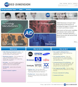Added Dimension corporate website