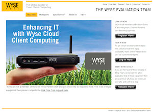 Wyse UK Evaluation Team Site