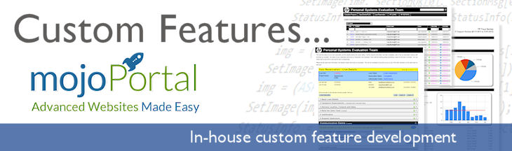 mojoPortal Custom Feature Development